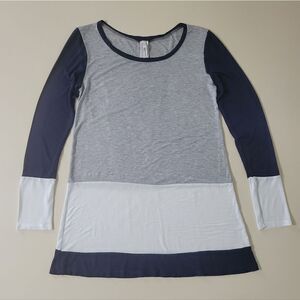 Brenda's Long Sleeve Colorblock Tunic Top